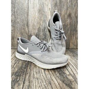 NIKE ODYSSEY REACT FLYKNIT WOLF GRAY WHITE SNEAKERS WOMEN SIZE 8 AH1016